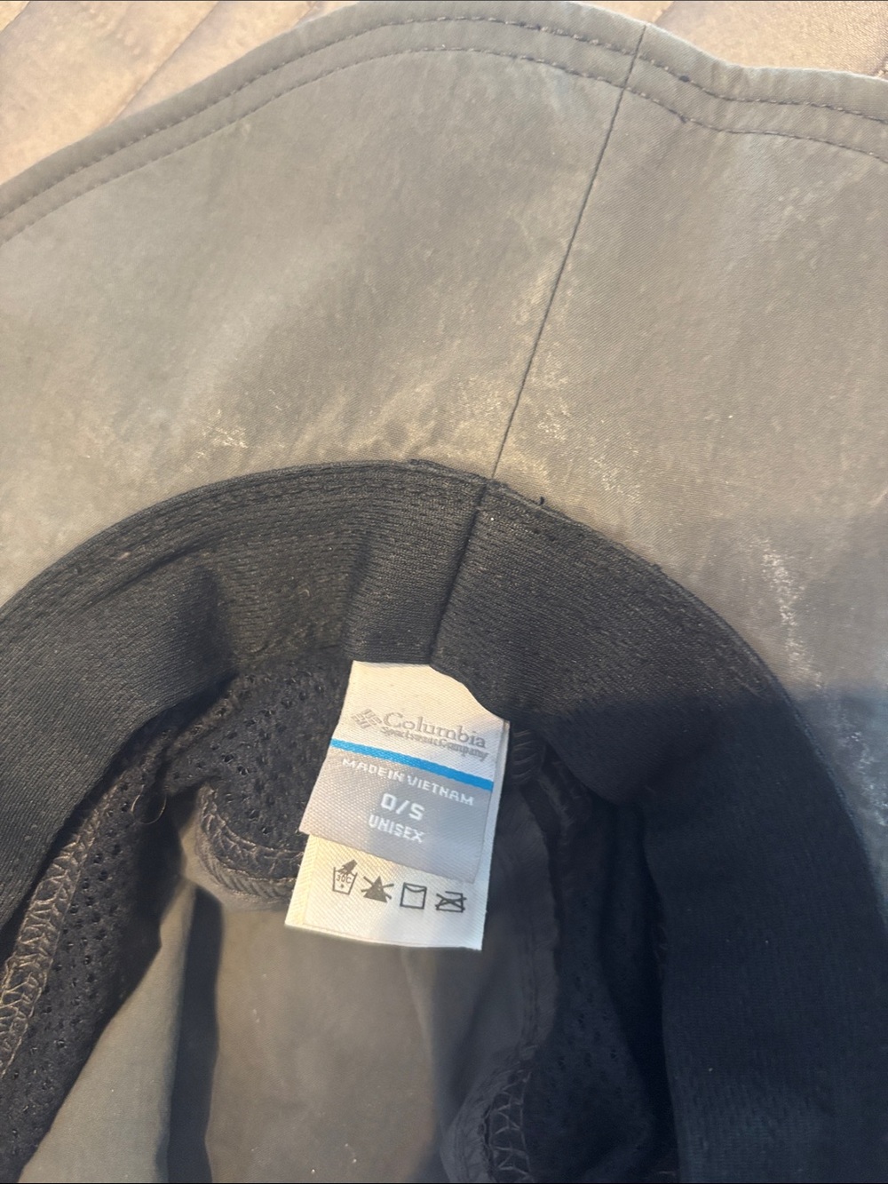 Columbia Gray Wide-Brim Sun Hat with Mesh Vents - Picture 3 of 4